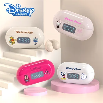 Disney Mickey Minnie Lotso Winnie Беспроводные наушники Bluetooth 5.1 с шумоподавлением Спортивные Игровые наушники с микрофоном Гарнитуры в подарок