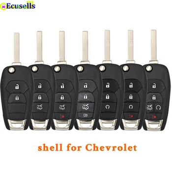 Ecusells 2/3/4 Кнопки с Откидывающимся автомобильным пультом дистанционного управления для Chevrolet Cruze Aveo 2014-2018