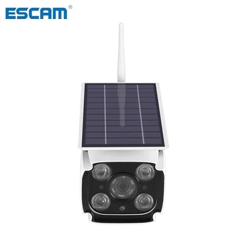 ESCAM QF260 IP67 1080P HD Беспроводная WIFI IP Камера наблюдения ночного видения на открытом воздухе на солнечной энергии