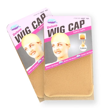 Luvin Wig Caps Коричневая Эластичная Сетчатая Шапочка Для Изготовления Париков Свободный Размер Верхнее Количество Высокое Качество