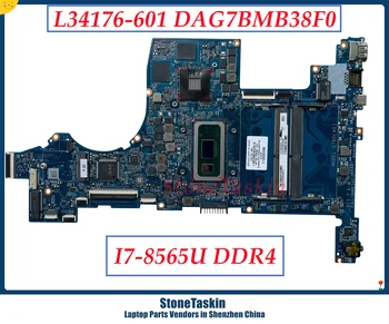 StoneTaskin L34176-601 DAG7BMB38F0 Для материнской платы ноутбука HP Pavilion 15-CS L34176-501 MB SRFFW I7-8565U DDR4 протестирована на 100%