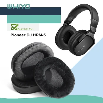 Whiyo Сменные подушечки для наушников Pioneer DJ HRM-5, Бархатные амбушюры, чашки, чехол для наушников