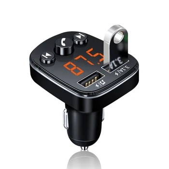 Автомобильные FM-Передатчики MP3-Плеер Bluetooth 5.0 Приемник Автомобильный Музыкальный U-Диск Расходные Материалы 5V Dual USB Автомобильное Зарядное Устройство