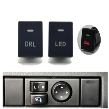 Автомобильный светодиодный фонарь дневного света DRL Кнопочный переключатель, переоборудованный переключатель с проводом для Isuzu D-MAX