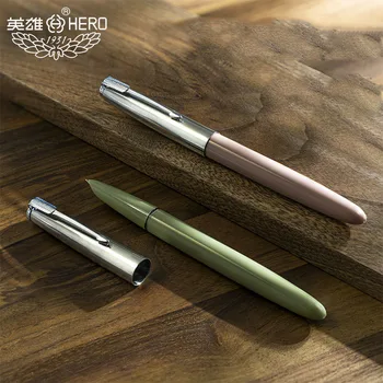 авторучка Hero 616 1 шт., пластик нового цвета, популярное классическое перо F, Канцелярские принадлежности, школьные принадлежности, ручка