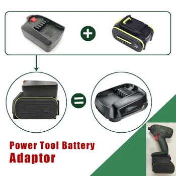 Адаптер-преобразователь для WORX 20V 5Pin Battery Преобразуется в литиевую батарею Bosch 18V PBA для Bosch CH Green Tool