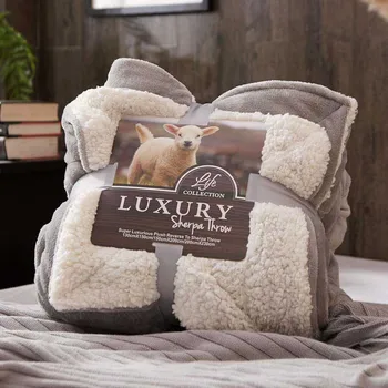 Всесезонная популярная домашняя кровать из шерп-флиса, теплые одеяла, покрывало из ягненка, Плюшевое детское одеяло, покрывающий плед