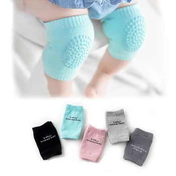 Высококачественные детские носки для ног, удобные для малышей, наколенники для ползания, хлопковые противоскользящие резиновые накладки, протектор, дышащий Толстый теплый