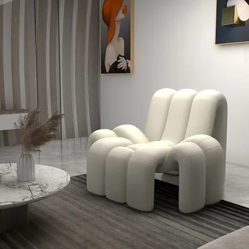 Гостиная гостиничный одноместный номер Мебель необычной формы в европейском стиле, простая творческая личность, повседневный диван-кресло, мода