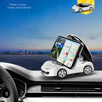 Держатель для телефона, многофункциональная форма спортивного автомобиля, стабильное основание, складывающееся, вращающееся на 360 градусов, поддерживает телефон, переносное ветровое стекло автомобиля