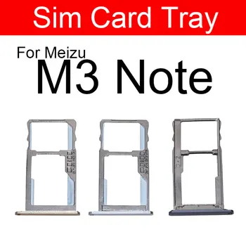 Держатель Лотка Для SIM-карт Адаптеры Для Meizu M3 Note M681q Micro Sim Reader Слот Для Карт Гнездо Для Ремонта Сотового Телефона Запасные Части