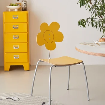 Дизайнерские обеденные стулья в скандинавском стиле со спинкой для гостиной, обеденные стулья для спальни, Современная офисная мебель для дома Sillas De Comedor QF50DC