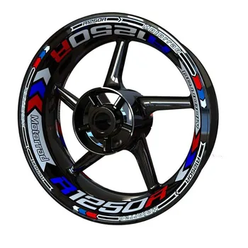 Для Bmw R1250R Наклейка на колесо Наклейка на обод R 1250 R Логотип Спереди и сзади Комплект