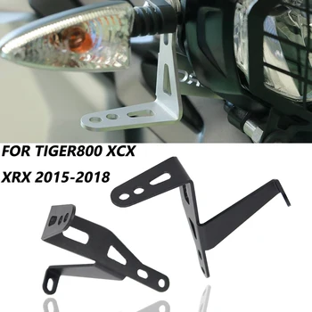 Для Tiger800 Tiger 800 XCX XRX 2015 - 2018 2017 Противотуманные фары Вспомогательный кронштейн дальнего света Держатель кронштейна прожектора точечный светильник