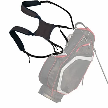 Замена ремня для сумки для гольфа Удобный Двойной плечевой регулируемый ремень, Мягкий плечевой ремень для сумки для переноски гольфа