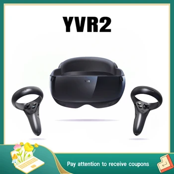 Интеллектуальная гарнитура YVR 2 VR виртуальной реальности 4K с линзой-блином со сверхкоротким фокусным расстоянием толщиной 42 мм 