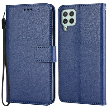 Кожаный чехол-бумажник для Samsung Galaxy A22 4G 6,4 