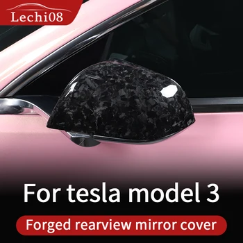 Крышка зеркала заднего вида для Tesla model 3 аксессуары/автомобильные аксессуары model 3 tesla three tesla model 3 carbon/аксессуары