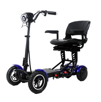 легкий складной электрический скутер для инвалидов большой дальности действия для пожилых людей