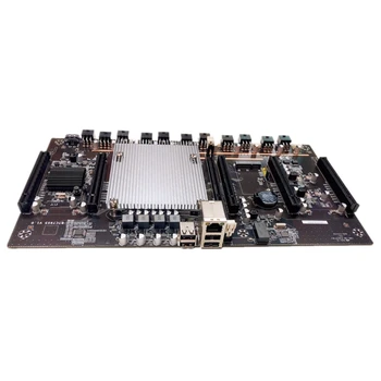 Материнская плата BTC X79-H61 Miner DDR3 5x PCI-E 8X MSATA3.0 с поддержкой 3060 GPU для майнинга криптовалют BTC Материнская плата