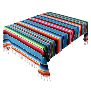 Мексиканское одеяло, сарапе, коврик для пикника, скатерть, хот-род для вечеринки по йоге.