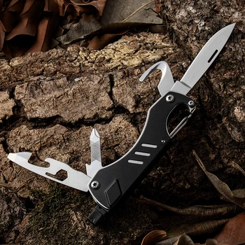 Многофункциональный складной нож EDC для выживания, многофункциональный портативный складной нож, отвертка, аварийный комбинированный инструмент для кемпинга на открытом воздухе