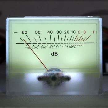 Модернизированный уровнемер Заголовок уровня ДБ Измеритель VU Измеритель уровня Усилитель мощности Измеритель с желтой подсветкой для дома
