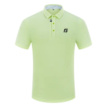 Мужской топ для гольфа Golist с коротким рукавом, дышащая быстросохнущая футболка, весенне-летняя спортивная рубашка-поло, простая одежда