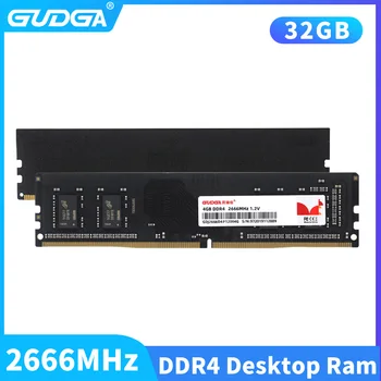 Настольная Память GUDGA DDR4 Ram 2666 МГц 32 ГБ DDR4 PC Memory RAM Memoria Модуль Настольной Памяти Компьютера RAM для использования на ПК