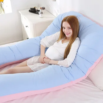 Новая многофункциональная подушка для живота, U-образная подушка, Хрустальный бархат, Подушка для сна на поясничной стороне, Подушка для сна на стороне беременности, Подушка для сна