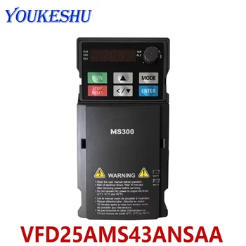 Новый Оригинальный инвертор VFD25AMS43ANSAA VFD Standard Compact Drive серии MS300 мощностью 11 кВт в коробке