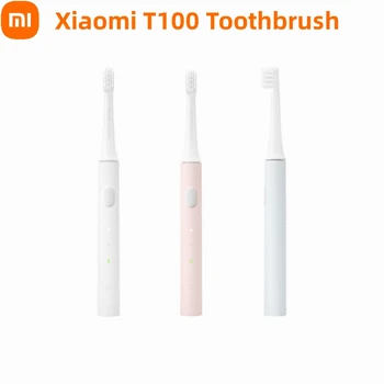 Оригинальная электрическая зубная щетка Xiaomi Mijia Sonic T100 с регулируемой высокочастотной вибрацией IPX7 Водонепроницаемая для чистки полости рта