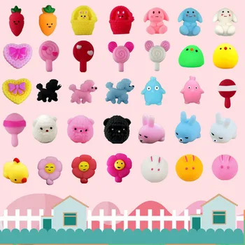 Пасхальное Милое Мини-Цветное Яйцо, Животное, Декомпрессионная игрушка TPR для взрослых детей, Исцеляющая Эмоция, Подвесное Украшение, Детский Подарок
