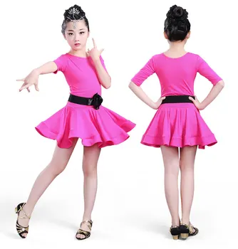 Платье для латиноамериканских танцев для девочек, костюмы для детских бальных танцев, кружевное платье для латиноамериканских танцев для девочек, платье для латиноамериканских танцев