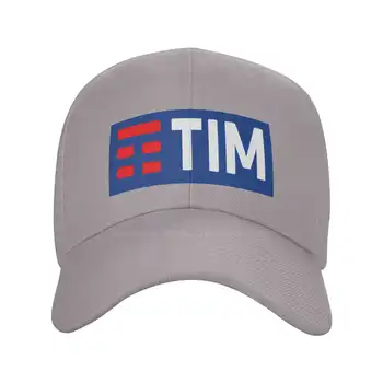 Повседневная джинсовая кепка с графическим логотипом Telecom Italia Mobile, вязаная шапка, бейсболка