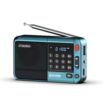 Ретро-радио Sansui F33 Беспроводной динамик Bluetooth Портативный Стереофонический сабвуфер Мини-подключаемый многополосный Mp3-плеер Walkm