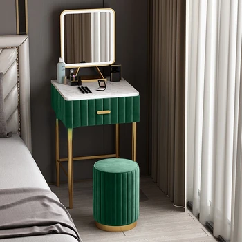 Роскошная мебель для спальни Современный Простой туалетный стул для макияжа в скандинавском стиле Мраморный туалетный стул Mini Princess