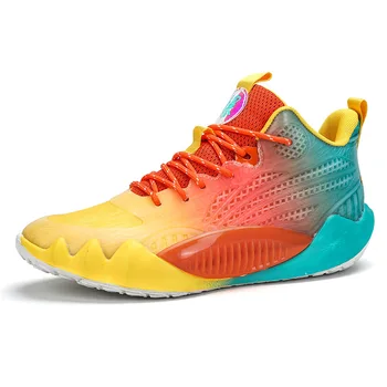 Роскошная мужская спортивная обувь 2023, баскетбольная обувь для любителей, нескользящие спортивные кроссовки для бега, тренировочная спортивная баскетбольная обувь