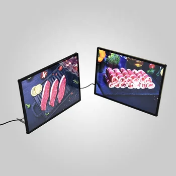 Светодиодная доска меню формата А4, светодиодная световая коробка меню, светодиодная доска меню быстрого питания, загорающаяся светодиодная доска для меню фаст-фуда