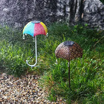 Светодиодная лампа Длительный солнечный свет, привлекающий внимание, обогащающий атмосферу, отличный садовый светильник в форме зонтика на солнечной энергии