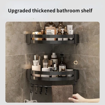 Свободный удар Стеллаж для хранения в ванной Комнате Кухонный угловой отделочный стеллаж Креативный настенный стеллаж для ванной Комнаты Треугольный стеллаж для ванной комнаты
