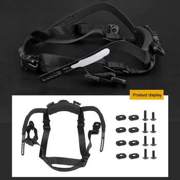 Система внутренней подвески шлема, Регулируемый ремешок для фиксации головы шлемов, Дышащая защита безопасности для шлемов HL-31, HL-32
