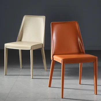 Скандинавские кресла для отдыха в спальне, современная столовая, роскошные кожаные дизайнерские кресла для макияжа, современная мебель для гостиной Sillas Nordicas
