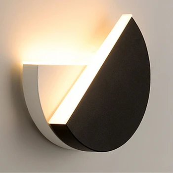 Скандинавский светодиодный настенный светильник современный железный акриловый с возможностью поворота на 360 градусов прикроватный бра для спальни коридор проход лестница Настенное освещение