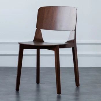 Скандинавский Современный обеденный стул, простой Дизайнерский Роскошный обеденный стул для ресторана для взрослых, предметы домашнего обихода для отдыха WZ