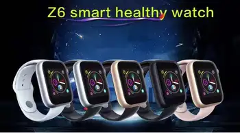 Смарт-часы Z6 для телефона Android с поддержкой 2G Sim-карты TF 2.0 MP камеры Bluetooth для мужчин и женщин Smartwatch 230 мАч