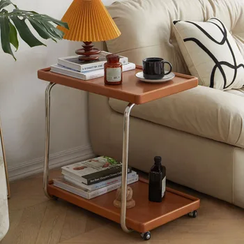 Современный дизайн журнального столика для гостиной, простой деревянный журнальный столик в скандинавском стиле, Водонепроницаемая Уникальная мебель для дома