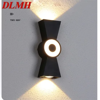 Современный настенный светильник DLMH, бра, Алюминиевый светодиодный настенный светильник, Креативный декоративный светильник для прикроватной тумбочки, гостиной, веранды, коридора