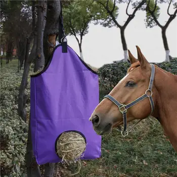Сумка для сена из ткани Оксфорд 600D, водонепроницаемая сумка для медленной подачи большой емкости, снаряжение для лошадей
