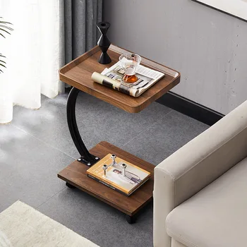 Съемный журнальный столик, круглый диван, приставной столик, простой угловой столик С-образной формы для домашнего использования, новое поступление 2022 года, прямая поставка